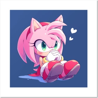 amy rose Posters and Art